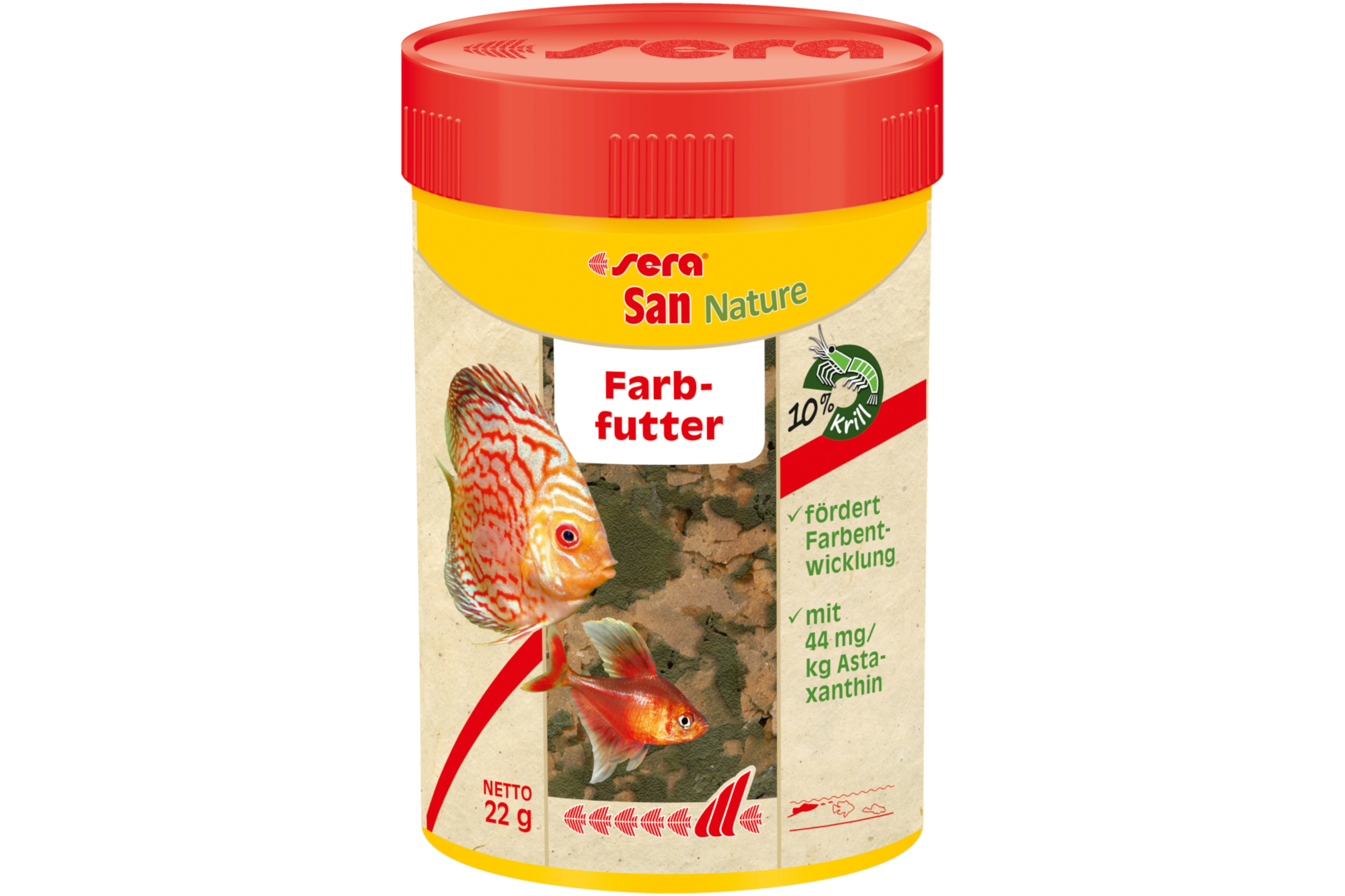 Sera San Nature, Hauptfutter-Flocken, in 3 Größen